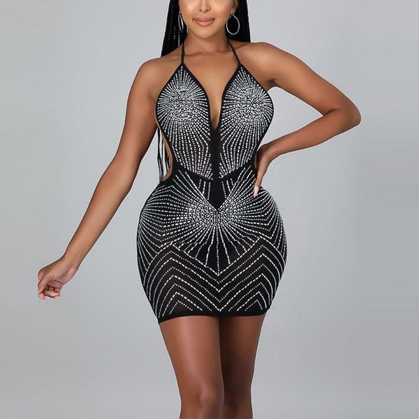 casual dresses diamond for womens halter backless v neck high waisted bodycon mini length evening night club vestidos mujer dress, Black;gray
casual dresses diamond for womens halter backless v neck high waisted bodycon mini length evening night club vestidos mujer dress, Black;gray