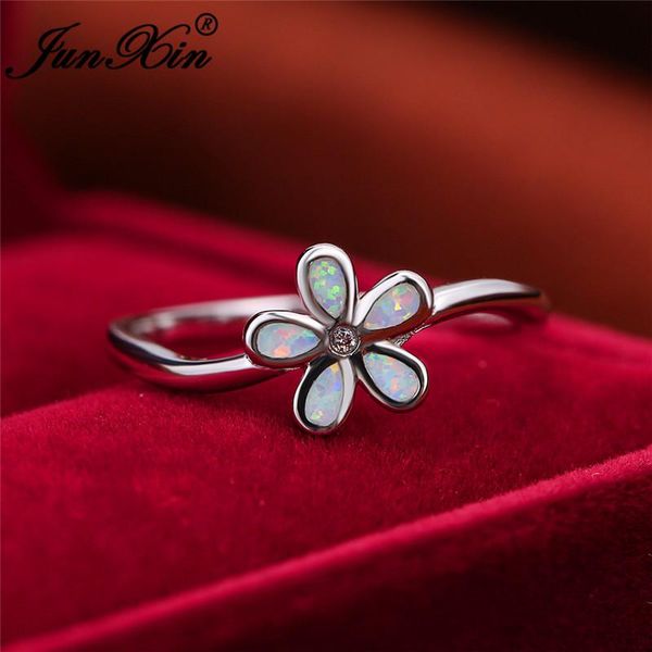 wedding rings dainty blue white fire opal daisy for women bands flower engagement ring party gold jewelry, Slivery;golden
wedding rings dainty blue white fire opal daisy for women bands flower engagement ring party gold jewelry, Slivery;golden