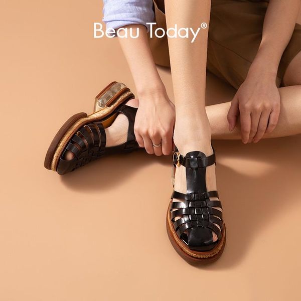 beautoday gladiator sandals women woven cow leather buckle strap platform espadrille cushion sole summer lady shoes 33027 dress, Black
beautoday gladiator sandals women woven cow leather buckle strap platform espadrille cushion sole summer lady shoes 33027 dress, Black