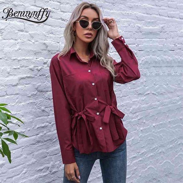 turn-down collar button up knot front shirt women spring pocket long sleeve female casual office solid blouse shirts 210510, White
turn-down collar button up knot front shirt women spring pocket long sleeve female casual office solid blouse shirts 210510, White