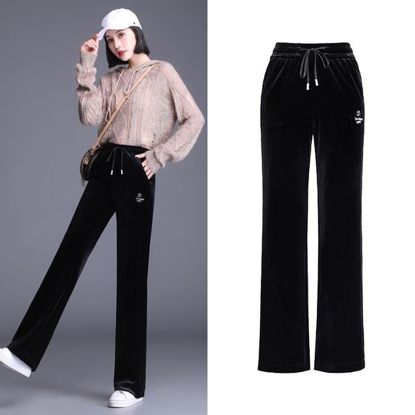 women's pants & capris plus size women casual trousers winter fashion loose high waist female wide leg pleuche thicken drawstring -5xl, Black;white
women's pants & capris plus size women casual trousers winter fashion loose high waist female wide leg pleuche thicken drawstring -5xl, Black;white