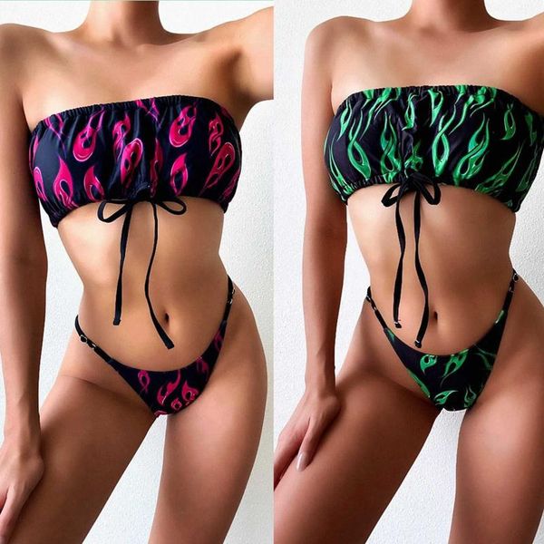 women's swimwear women swimsuit 2021 bikini bandeau bandage set push-up brazilian beachwear ropa mujer biquini, White;black
women's swimwear women swimsuit 2021 bikini bandeau bandage set push-up brazilian beachwear ropa mujer biquini, White;black