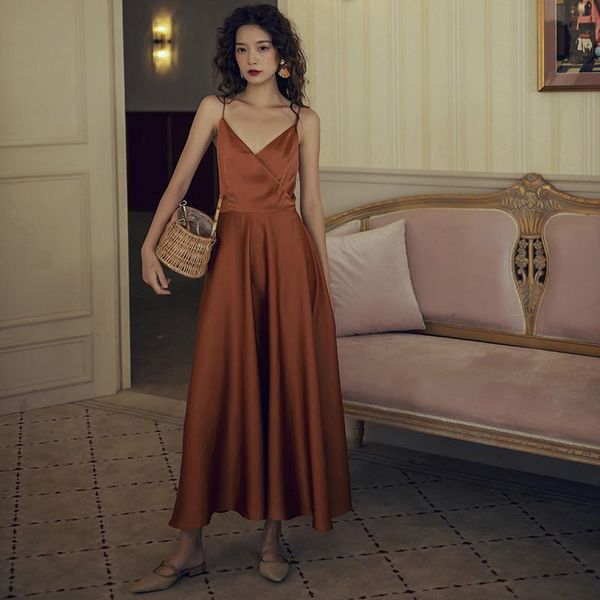 casual dresses fashion women elegant spaghetti strap formal dress arrival vintage classical backless beach a-line, Black;gray
casual dresses fashion women elegant spaghetti strap formal dress arrival vintage classical backless beach a-line, Black;gray