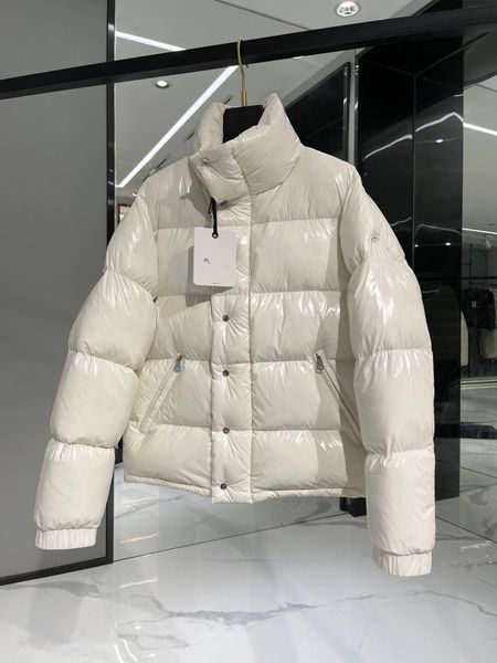 Designer luxury M home logo down jacket, Black