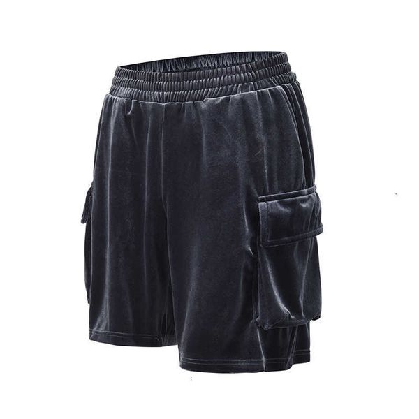 men's shorts high street side pocket fleece summer men elastic waist soild casual knees length broek oversize hip hop qkgn, White;black
men's shorts high street side pocket fleece summer men elastic waist soild casual knees length broek oversize hip hop qkgn, White;black