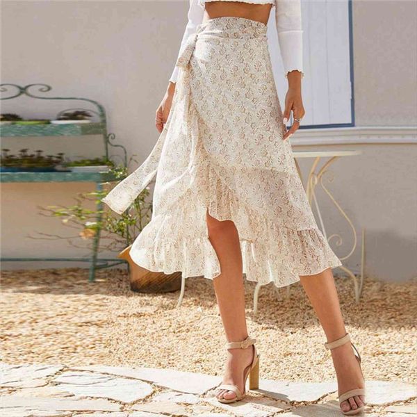 irregular high waist fashion womens skirt floral bandage split a line summer female ruffles mid length femmes jupes, Black
irregular high waist fashion womens skirt floral bandage split a line summer female ruffles mid length femmes jupes, Black