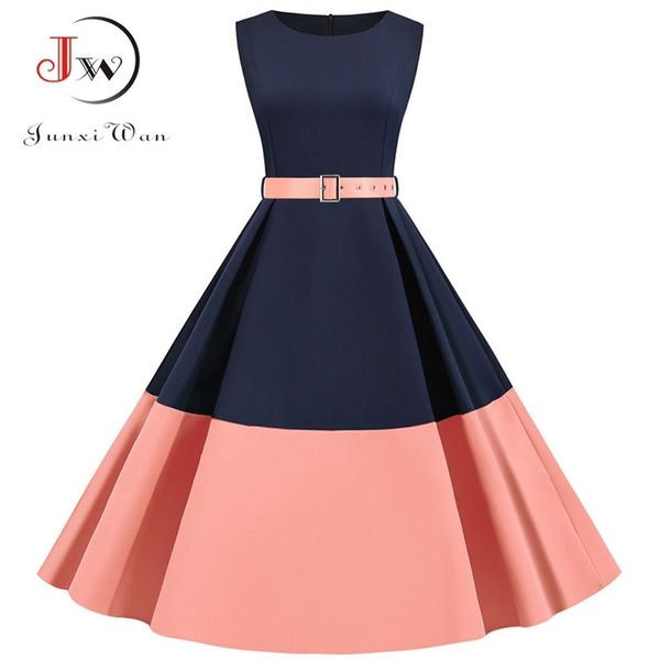 3xl summer women elegant vintage midi dress solid patchwork a-line vestidos sleeveless party dress plus size robe femme 210623, Black;gray
3xl summer women elegant vintage midi dress solid patchwork a-line vestidos sleeveless party dress plus size robe femme 210623, Black;gray