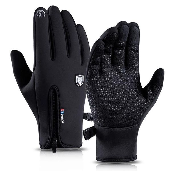 cycling gloves motorcycle winter keep warm protective fleece lined water resistant touch screen sports bicycle, Black
cycling gloves motorcycle winter keep warm protective fleece lined water resistant touch screen sports bicycle, Black