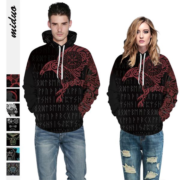 new fashion viking digital printing couple autumn long sleeve hooded long sleeve sweater street style baseball suit, Black
new fashion viking digital printing couple autumn long sleeve hooded long sleeve sweater street style baseball suit, Black