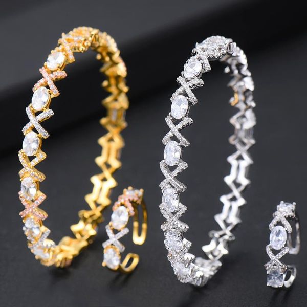 earrings & necklace attractive shiny elegant bangle openning ring set for women bridal noble wedding engagement anniversary party gift dubai, Silver
earrings & necklace attractive shiny elegant bangle openning ring set for women bridal noble wedding engagement anniversary party gift dubai, Silver