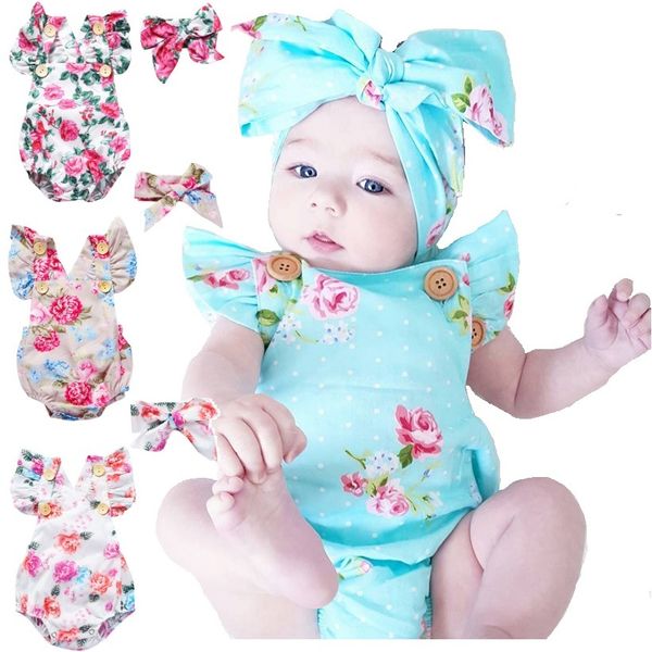 summer floral baby girl clothes suits newborn bodysuits hairband 2-piece clothing set infant jumpsuit backless girls outfit 0-2y 210413, White
summer floral baby girl clothes suits newborn bodysuits hairband 2-piece clothing set infant jumpsuit backless girls outfit 0-2y 210413, White