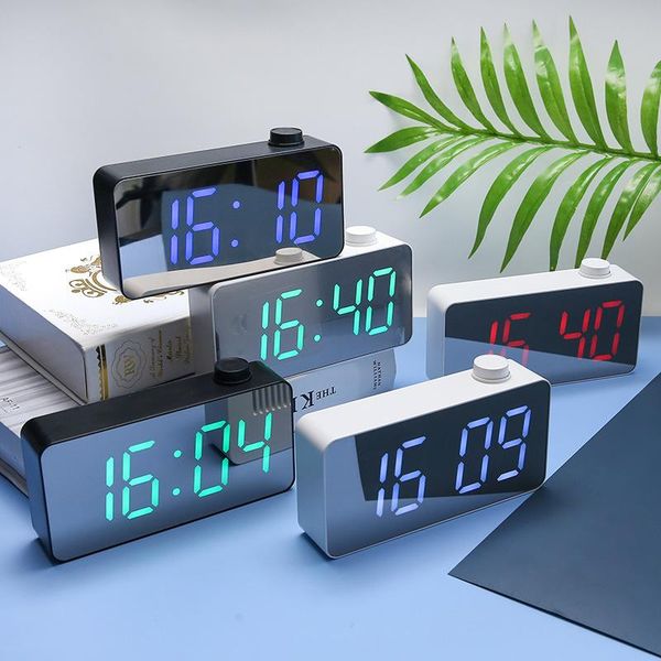 other clocks & accessories creative led knob alarm clock simple electronic mirror three-speed brightness temperature display home decoration
other clocks & accessories creative led knob alarm clock simple electronic mirror three-speed brightness temperature display home decoration