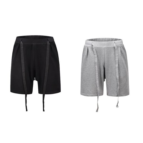 high street fog fashion brand loose street kanye same terry ribbon men's 5-point shorts, White;black
high street fog fashion brand loose street kanye same terry ribbon men's 5-point shorts, White;black