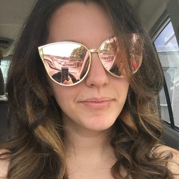 rose gold cat eye sunglasses women mirror lens anti reflective light fashion ladies shades hop sun glasses for uv 400, White;black
rose gold cat eye sunglasses women mirror lens anti reflective light fashion ladies shades hop sun glasses for uv 400, White;black