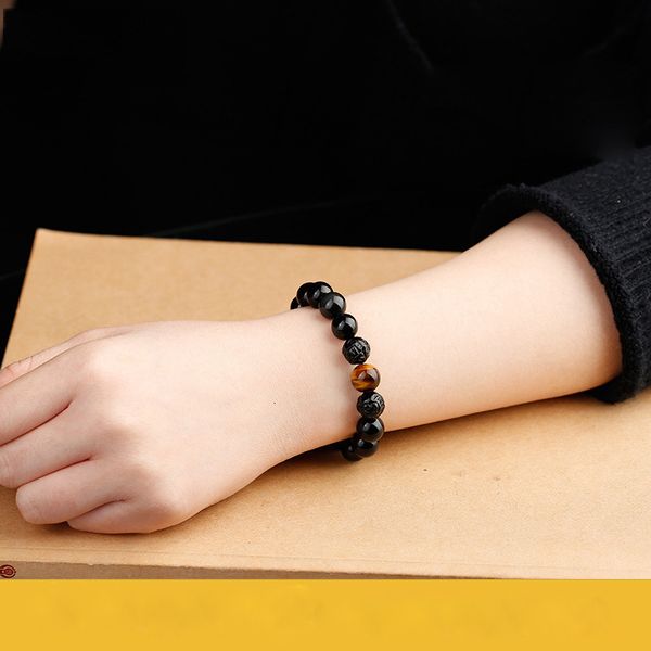 fashion design bracelet natural rainbow eye obsidian hand carved round bead for men and women with golden tiger eyes, Golden;silver
fashion design bracelet natural rainbow eye obsidian hand carved round bead for men and women with golden tiger eyes, Golden;silver