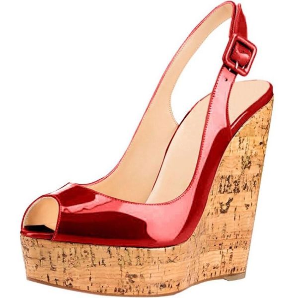 shoes,beautiful fashion women's shoes , patent leather, 14.5 centimeter wedges heel sandals, sandals. size:34-45 sandals, Black
shoes,beautiful fashion women's shoes , patent leather, 14.5 centimeter wedges heel sandals, sandals. size:34-45 sandals, Black