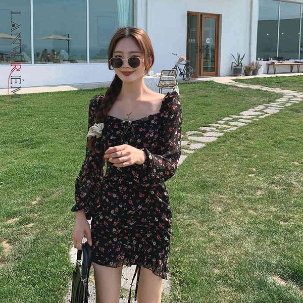 women's printed ruffled drawstring dress square neck long sleeve loose fit fashion trendy spring autumn 2e1263 210507, Black;gray
women's printed ruffled drawstring dress square neck long sleeve loose fit fashion trendy spring autumn 2e1263 210507, Black;gray