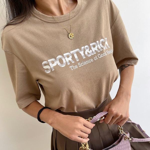 women's t-shirt niche fashion sporty letter printed 90s vintage t shirt cotton o-neck short sleeve oversized summer woman tshirts plus, White
women's t-shirt niche fashion sporty letter printed 90s vintage t shirt cotton o-neck short sleeve oversized summer woman tshirts plus, White