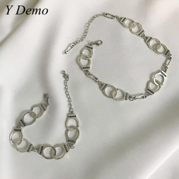 chokers gothic style handcuffs choker collar necklace women handmade geometric bracelet, Golden;silver
chokers gothic style handcuffs choker collar necklace women handmade geometric bracelet, Golden;silver
