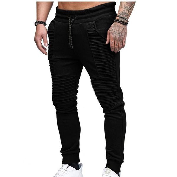 men's pants men running stretch tight long legging pant brand designed mid waist sweatpants full length jogging, Black
men's pants men running stretch tight long legging pant brand designed mid waist sweatpants full length jogging, Black