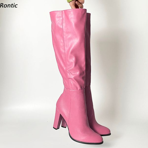 rontic wide leg customized women winter knee boots chunky heeled round toe gorgeous pink red white casual shoes us size 5-20, Black
rontic wide leg customized women winter knee boots chunky heeled round toe gorgeous pink red white casual shoes us size 5-20, Black
