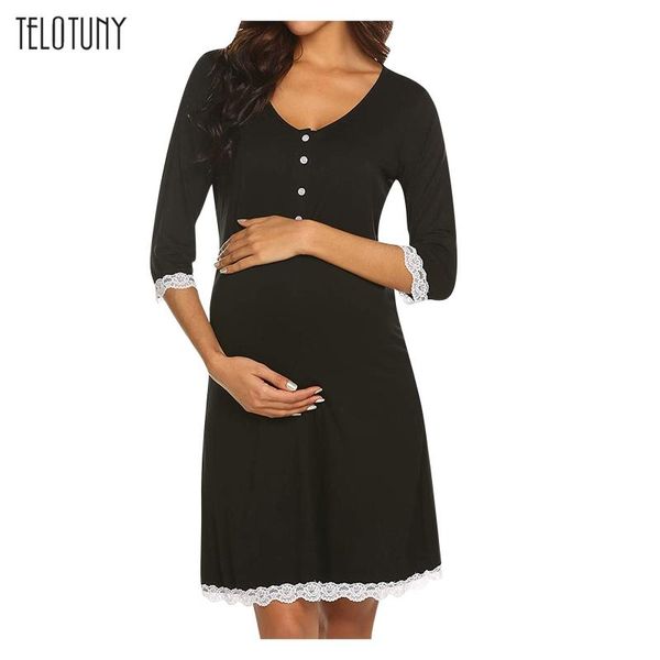 maternity dresses mid-sleeve lace stitching home dress halfsleeve patchwork for daily wearing or baby shower, White
maternity dresses mid-sleeve lace stitching home dress halfsleeve patchwork for daily wearing or baby shower, White