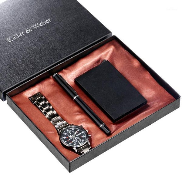wristwatches male watch signature pen card case gift sets casual men clock quartz watches boyfriend gifts relogio masculino, Slivery;brown
wristwatches male watch signature pen card case gift sets casual men clock quartz watches boyfriend gifts relogio masculino, Slivery;brown