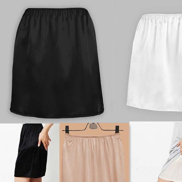womens skirts women satin half slip underskirt petticoat under dress mini skirt safety female loose anti exposure, Black
womens skirts women satin half slip underskirt petticoat under dress mini skirt safety female loose anti exposure, Black