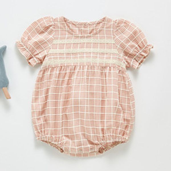 0-3yrs summer short sleeve grid children lace kids baby girl clothes romper infant rompers, White
0-3yrs summer short sleeve grid children lace kids baby girl clothes romper infant rompers, White