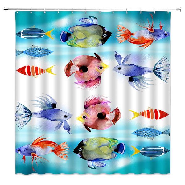colorful fish shower curtain watercolor tropical fish fantasy cartoon home polyester cloth fabric bathroom decor set 70Ã70 inch
colorful fish shower curtain watercolor tropical fish fantasy cartoon home polyester cloth fabric bathroom decor set 70Ã70 inch