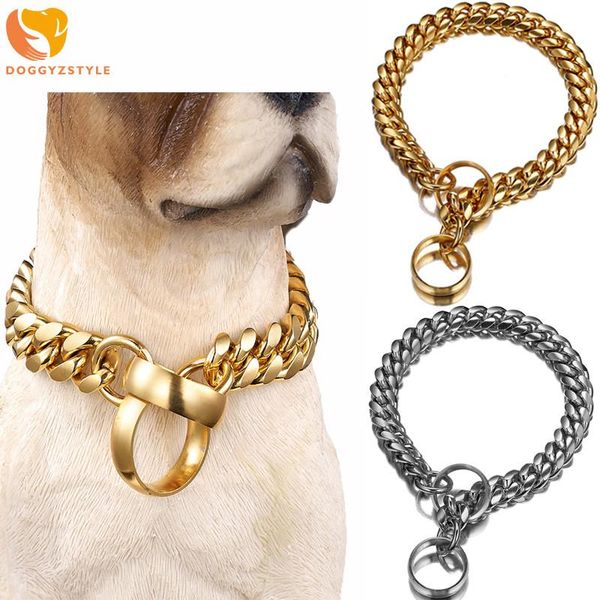 dog collars & leashes chain collar 14mm stainless steel metal training pet 18k gold silver plated necklace for large medium pitbull
dog collars & leashes chain collar 14mm stainless steel metal training pet 18k gold silver plated necklace for large medium pitbull