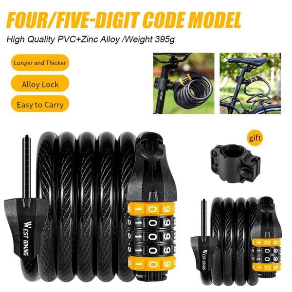 bike locks lock cable anti theft security coiling bicycle keyless password mtb road motorcycle cycling
bike locks lock cable anti theft security coiling bicycle keyless password mtb road motorcycle cycling
