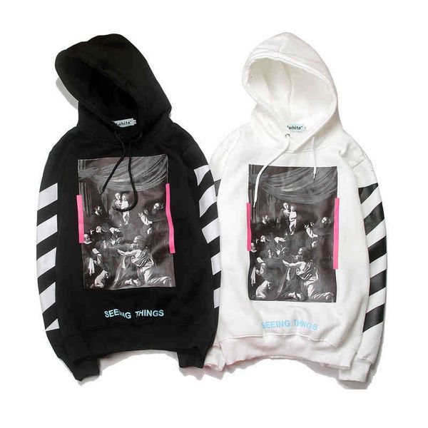 winter off fashion and autumn brand style frame religious angel loose couple hoodie pullover men's plush, Black
winter off fashion and autumn brand style frame religious angel loose couple hoodie pullover men's plush, Black