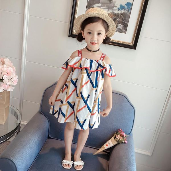girl's dresses kids ruffles dress shoulder cotton sleeveless girls summer fashion children clothes 2021 size 3 4 5 6 7 8 years, Red;yellow
girl's dresses kids ruffles dress shoulder cotton sleeveless girls summer fashion children clothes 2021 size 3 4 5 6 7 8 years, Red;yellow