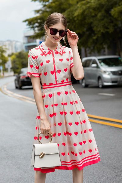 a line spring summer women es fashion party casual workplace vintage elegant chic print stitching chiffon, Black;gray
a line spring summer women es fashion party casual workplace vintage elegant chic print stitching chiffon, Black;gray