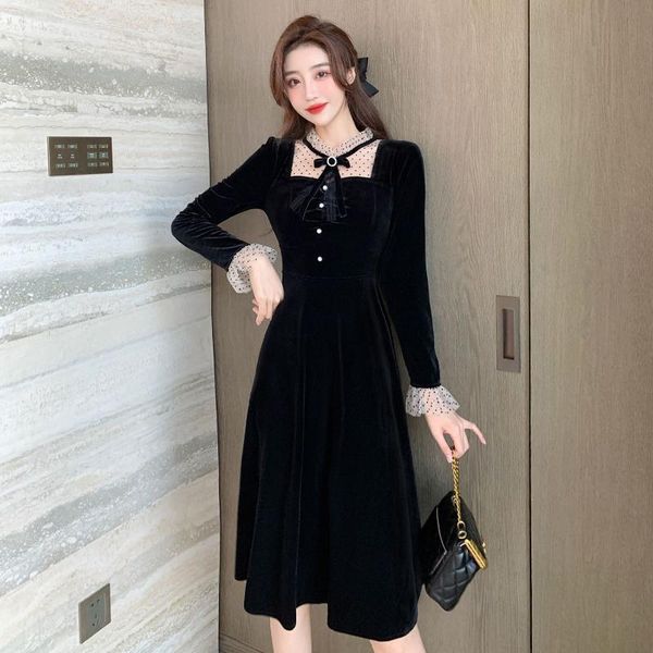 casual dresses coigarsam fashion patchwork women one-piece dress korean mesh black 976, Black;gray
casual dresses coigarsam fashion patchwork women one-piece dress korean mesh black 976, Black;gray