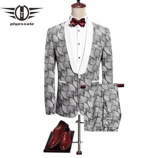 men's suits & blazers plyesxale classic mens with pants fashion printed paisley designs groom wedding suit slim fit shawl collar christ, White;black
men's suits & blazers plyesxale classic mens with pants fashion printed paisley designs groom wedding suit slim fit shawl collar christ, White;black