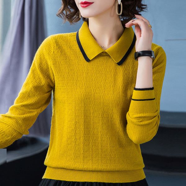 women's sweaters stripe patchwork shirt knitted sweater women spring slim knitwear casual turn-down collar long sleeve pullov, White;black
women's sweaters stripe patchwork shirt knitted sweater women spring slim knitwear casual turn-down collar long sleeve pullov, White;black