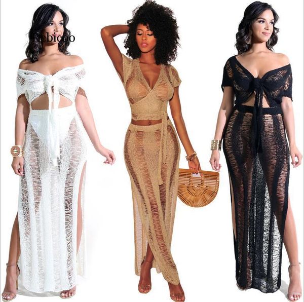rebicoo 2pcs/set crochet beach cover up hollow out knitted tassel beachwear swimsuit swimwear ups dress women's, White;black
rebicoo 2pcs/set crochet beach cover up hollow out knitted tassel beachwear swimsuit swimwear ups dress women's, White;black