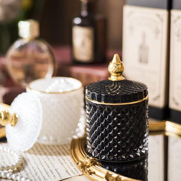 french art luxury multicolor glass storage jar bottle with lid minimalist household cotton swab jewelry box bottles & jars
french art luxury multicolor glass storage jar bottle with lid minimalist household cotton swab jewelry box bottles & jars