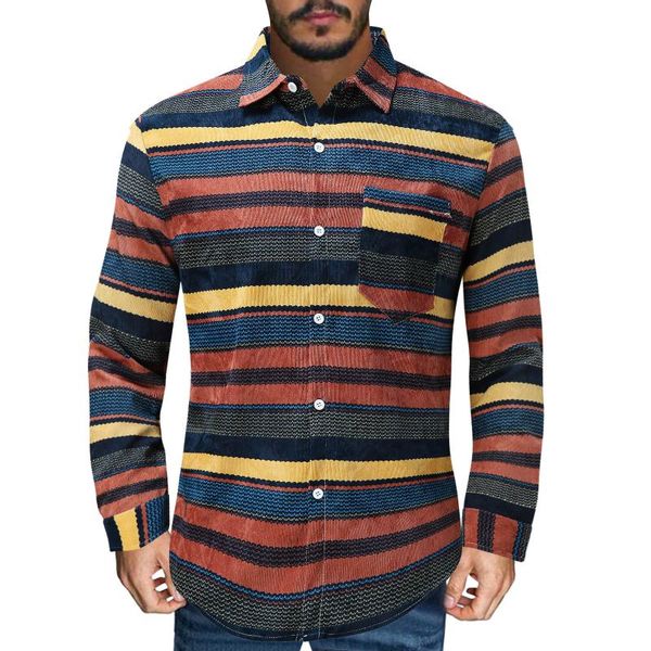 men's casual shirts striped streetwear slim fit multicolor long sleeved shirt men autumn printed blouse plus size #t3g, White;black
men's casual shirts striped streetwear slim fit multicolor long sleeved shirt men autumn printed blouse plus size #t3g, White;black