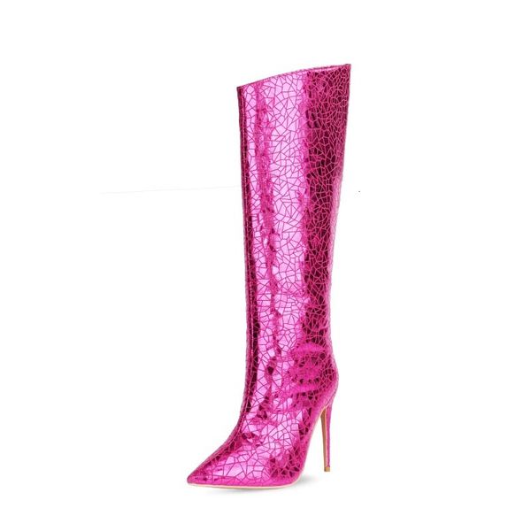 boots ol'woman knee high-heeled boots pointed-finger beautiful pale blue fuchsia light gold party shoes i size 4-13 ei0y, Black
boots ol'woman knee high-heeled boots pointed-finger beautiful pale blue fuchsia light gold party shoes i size 4-13 ei0y, Black