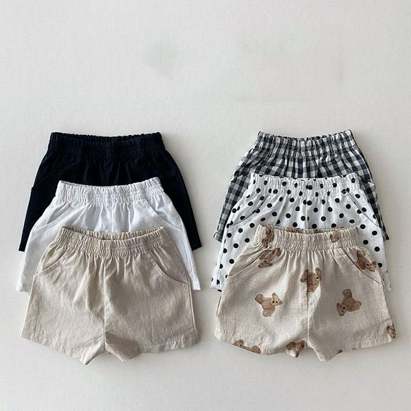 shorts summer toddler baby boy girl fashion cartoon pictures cotton and linen thin pant kid casual breathable plaid dot, Black
shorts summer toddler baby boy girl fashion cartoon pictures cotton and linen thin pant kid casual breathable plaid dot, Black