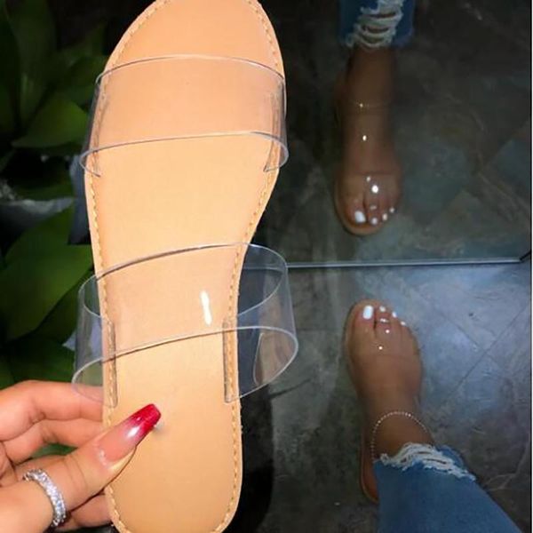 slippers women 2021 summer flat fashion wild outdoor female european and american beach plus size, Black
slippers women 2021 summer flat fashion wild outdoor female european and american beach plus size, Black