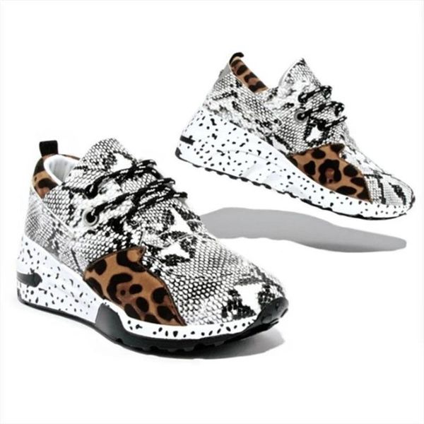 boots large size single shoes women's autumn thick-soled leopard print color matching old lace up casual sneakers, Black
boots large size single shoes women's autumn thick-soled leopard print color matching old lace up casual sneakers, Black