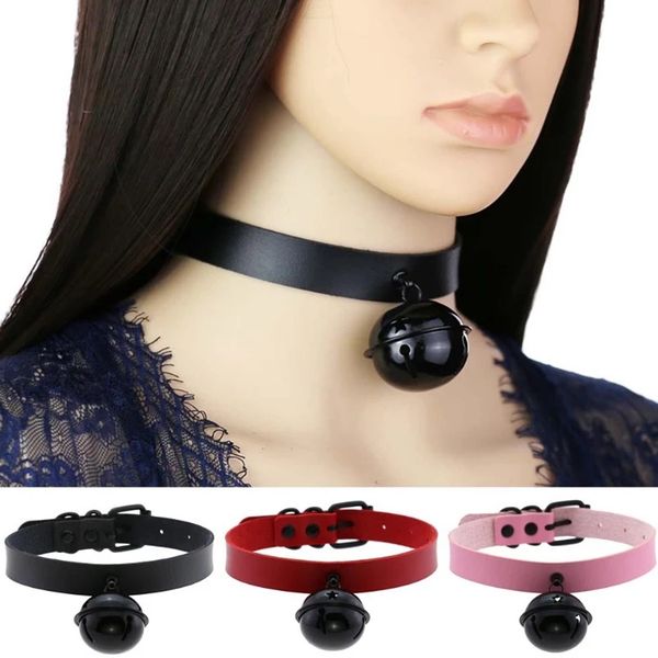 harajuku handmade gothic choker punk pu leather collar belt necklace with bells club party bar goth jewelry wholesale, Golden;silver
harajuku handmade gothic choker punk pu leather collar belt necklace with bells club party bar goth jewelry wholesale, Golden;silver