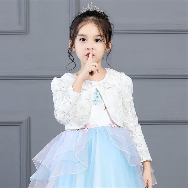 fashion baby girls flower jacket children lace short kids wedding party coat cape 2 4 6 8 10y girl outerwear, Blue;gray
fashion baby girls flower jacket children lace short kids wedding party coat cape 2 4 6 8 10y girl outerwear, Blue;gray