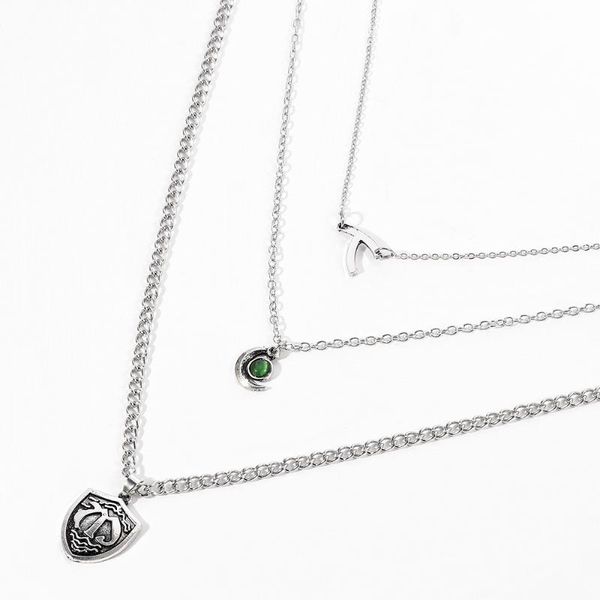 pendant necklaces japanese anime the seven deadly sins shield nanatsu necklace for women jewelry accessories cosplay wholesale, Silver
pendant necklaces japanese anime the seven deadly sins shield nanatsu necklace for women jewelry accessories cosplay wholesale, Silver