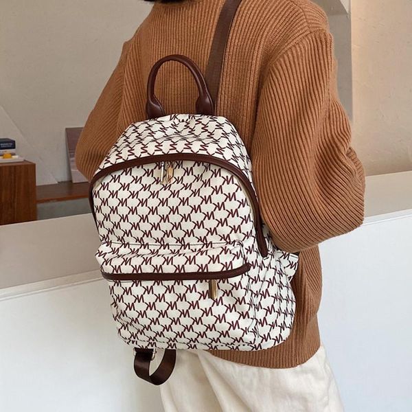 backpack style women canvas retro simple letters trend fashion wild waterproof soft comfortable zipper school bag
backpack style women canvas retro simple letters trend fashion wild waterproof soft comfortable zipper school bag
