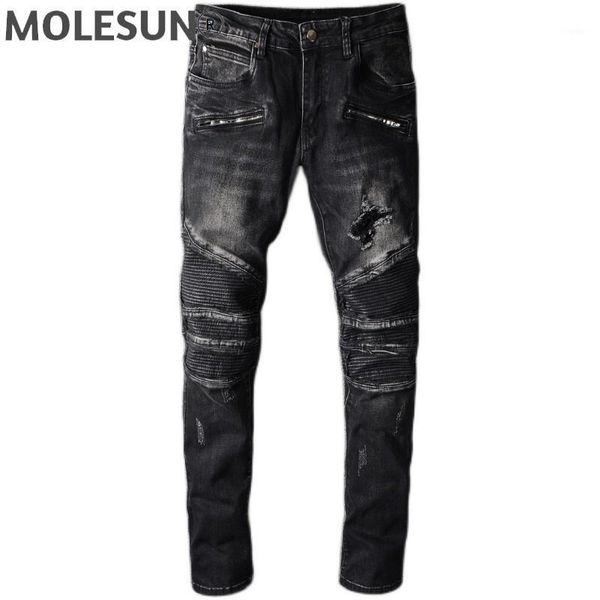 men's jeans fashion brand male pant trousers high street patch ripped hole black zipper slim elastic pants for man, Blue
men's jeans fashion brand male pant trousers high street patch ripped hole black zipper slim elastic pants for man, Blue